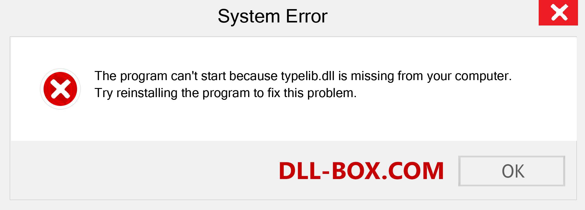  typelib.dll file is missing?. Download for Windows 7, 8, 10 - Fix  typelib dll Missing Error on Windows, photos, images
